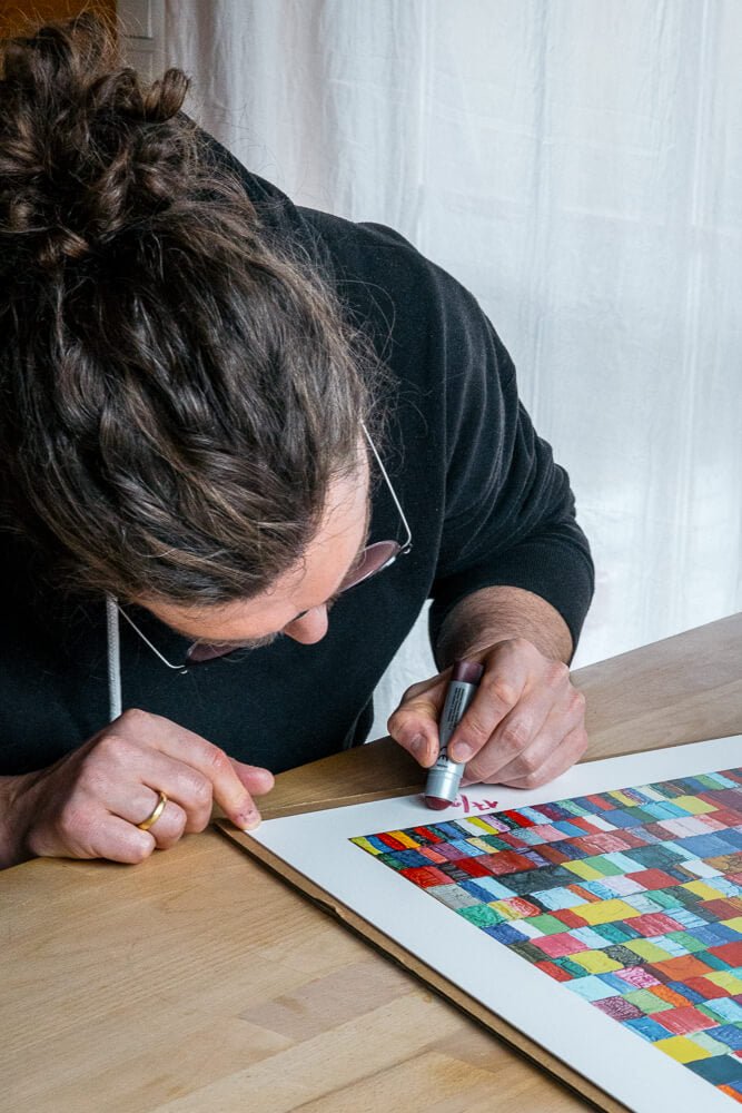 Limitierter Kunstdruck - Society - BYJANNI